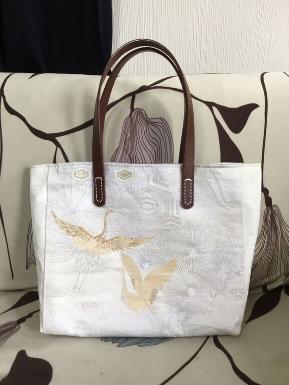 アンズルーム☆ハンドメイド☆ちょっと豪華な トートバッグ