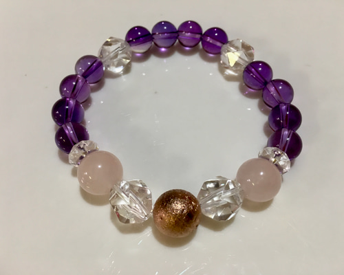 瀬織津姫 ギベオンピンクゴールド隕石 ブレス ブレスレット voice