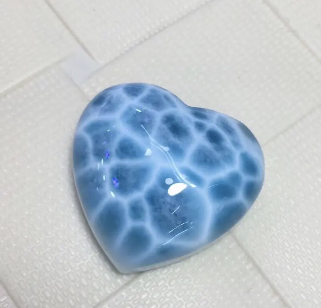 天然 ラリマー ルース 24.1mm 天然石 天然石屋*～全て一点商品～ 通販 