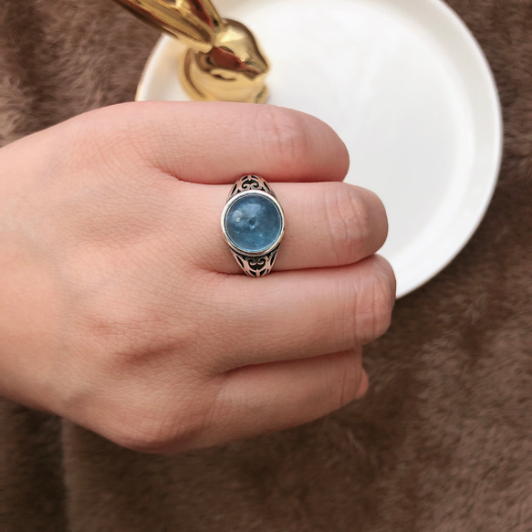 天然】アクアマリン ブレスレット 31.2g（アクアマリン11～12mm  