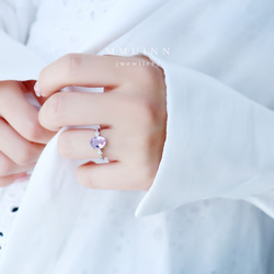 【8折】頂級紫水晶鋯石戒指 • 可調式FreeSize ~2月誕生石AMETHYST 第4張的照片
