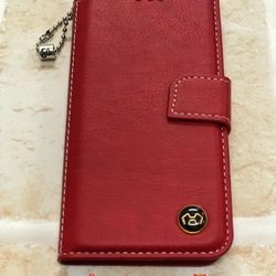 高級レザーiphone手帳ケース　星座アクセ付き　プレゼントに最適(^^) iphone 2枚目の画像