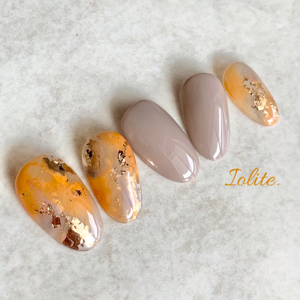 マスタードイエロー ネイルチップ ネイルチップ マスタードイエロー