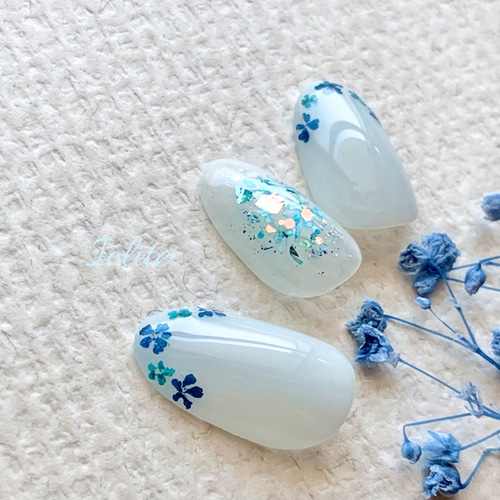 Blue gray ネイルチップ 楽天市場】【公式】N Sugar Wing：NP-052-J/ ohora gelnails nail