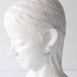 marco・white　jade round 002 ビーズ刺繍・サンセット 3枚目の画像