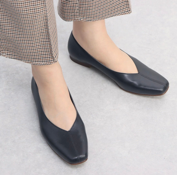 【OHGA】水玉模様ビジュー付きフラットシューズ 23cm く日はお得♪ ビジュー付き水玉模様フラットシューズ 靴 - 靴
