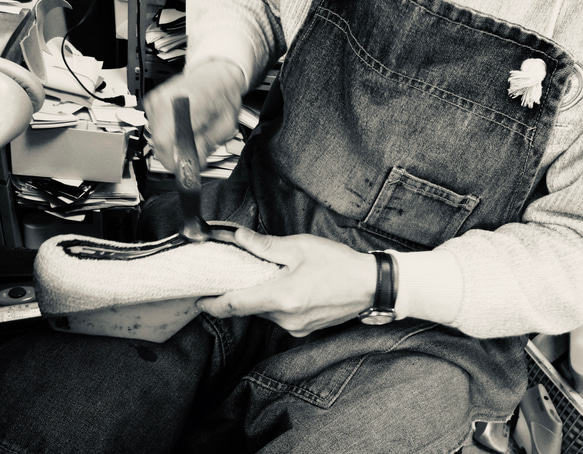 ひとつずつ手作り日本製　紐靴バブーシュ　【納期即納〜】＃158 MFレザー ビーガンシューズ　送料無料 18枚目の画像