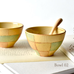 Pastel toy blocks small bowl 02　積み木のボウル 2個セット 4枚目の画像