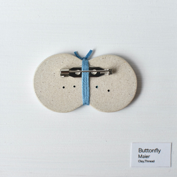 Buttonfly series ブローチ 6枚目の画像