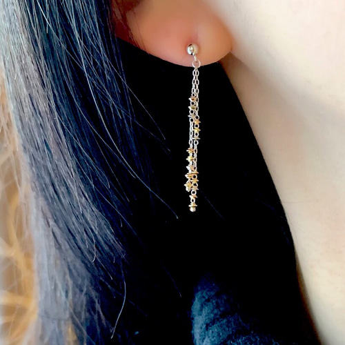 K18 スリーカラーピアス ピアス（その他） APOLLON jewelry 通販  