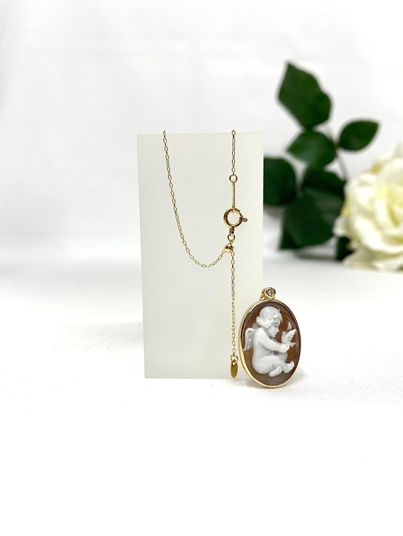 K18金 ITALY製 エンジェルトップのスネックレス K18金 ITALY製 エンジェルトップのスネックレス 18金 イタリア製 天使