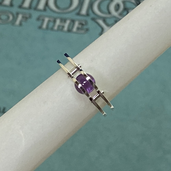 Sphere三明治環（Oder生產）紫水晶 第3張的照片