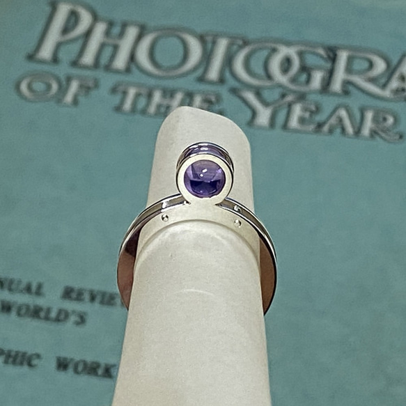 Sphere三明治環（Oder生產）紫水晶 第4張的照片