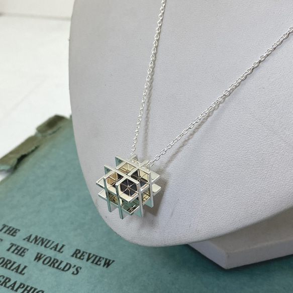 W-Cube Puzzle Pendant SecretCube M Silver (Order Production) 5枚目の画像