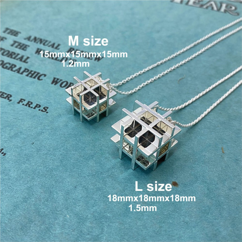 W-Cube Puzzle Pendant SecretCube L-Size (Order Production