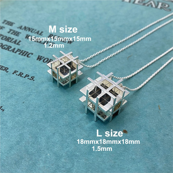 W-Cube 拼圖吊墜 SecretCube L 號（訂單生產） 第4張的照片