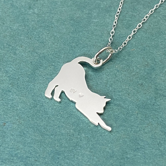 Cat-8 Pendant Silver (Order Production) 5枚目の画像