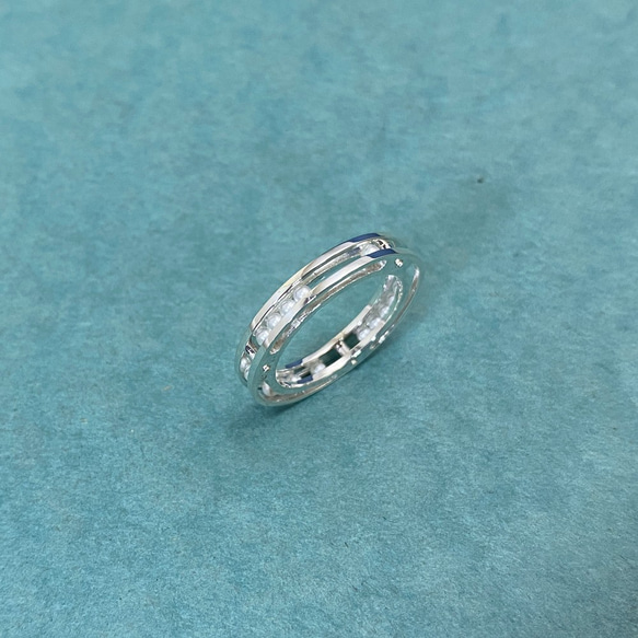 滾珠戒指2mm珍珠（訂單生產） 第3張的照片