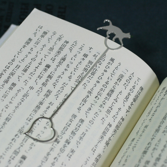 Cat-BookMark-2貓銀書籤書籤 第3張的照片