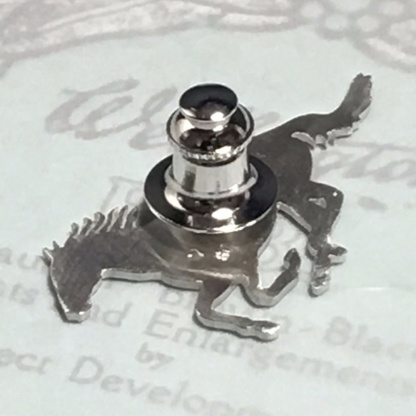 Horse-Pin-1 馬純種銀別針胸針 [訂購] 第3張的照片