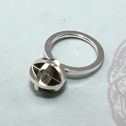 3pieces Puzzle Sphere Ring silver950 2枚目の画像