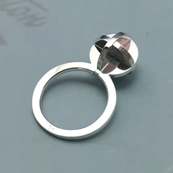 3pieces Puzzle Sphere Ring silver950 5枚目の画像