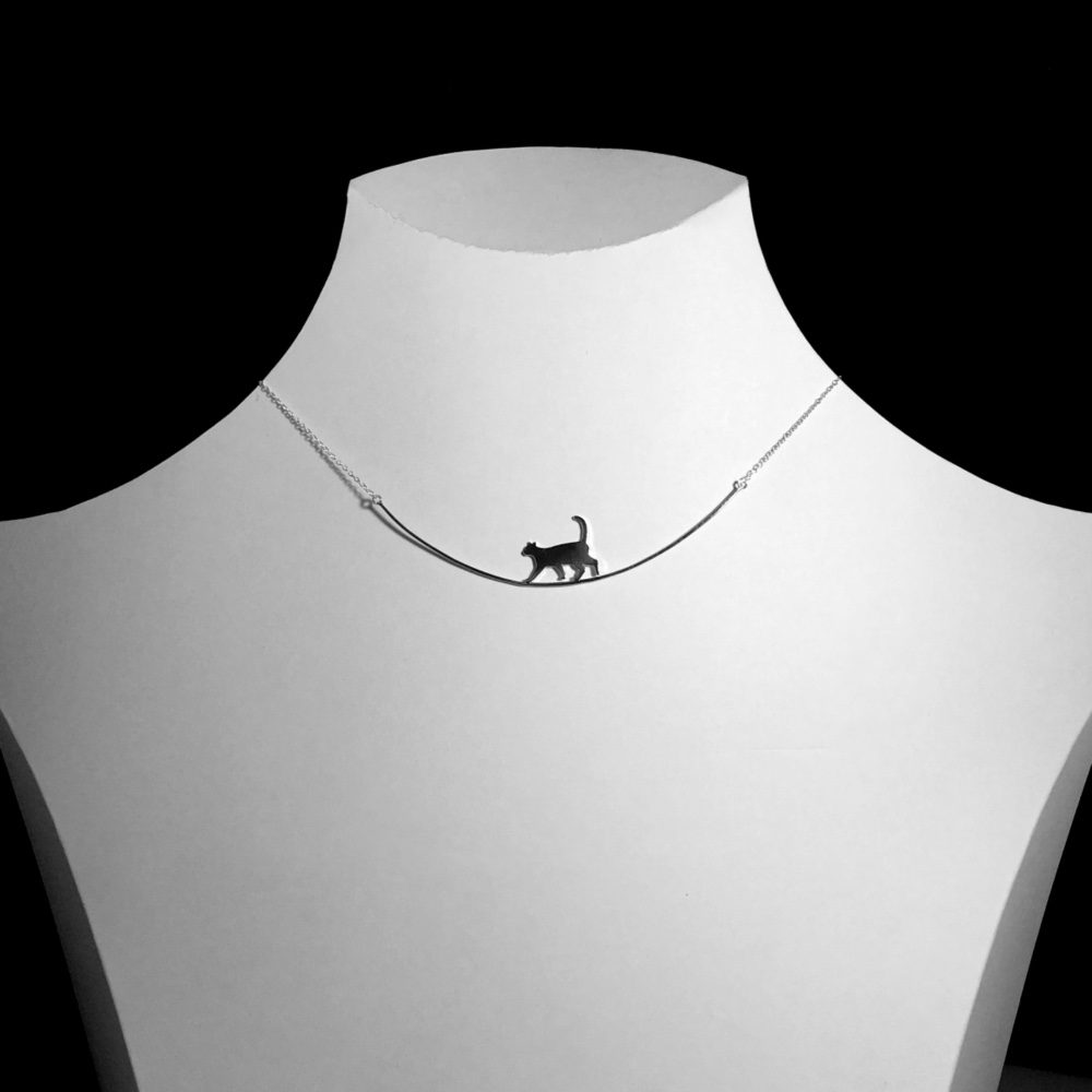 Cat-1 Silver Choker 【Order production 7 days】