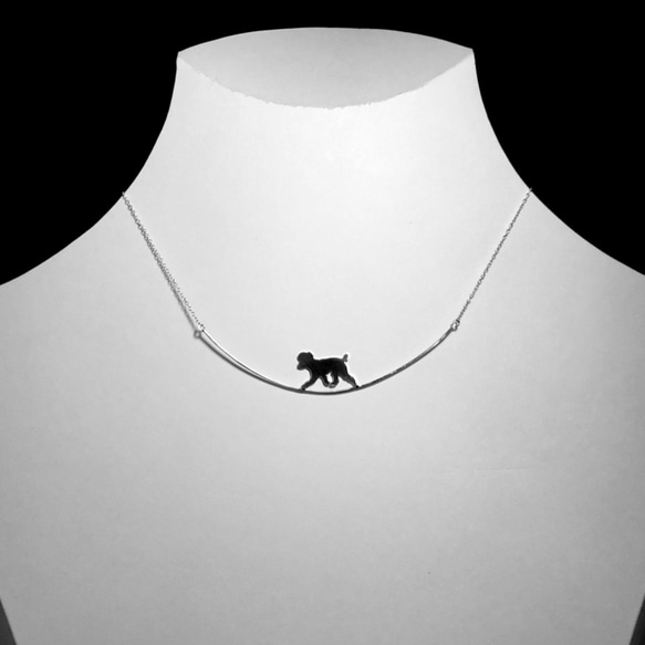 Dog-15 Silver Choker Silver950 [Order Production] 1枚目の画像