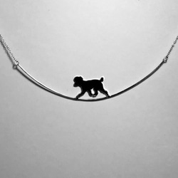 Dog-15 Silver Choker Silver950 [Order Production] 2枚目の画像