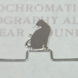 Cat-6 Square Necklace [Oder Production] Silver 4枚目の画像