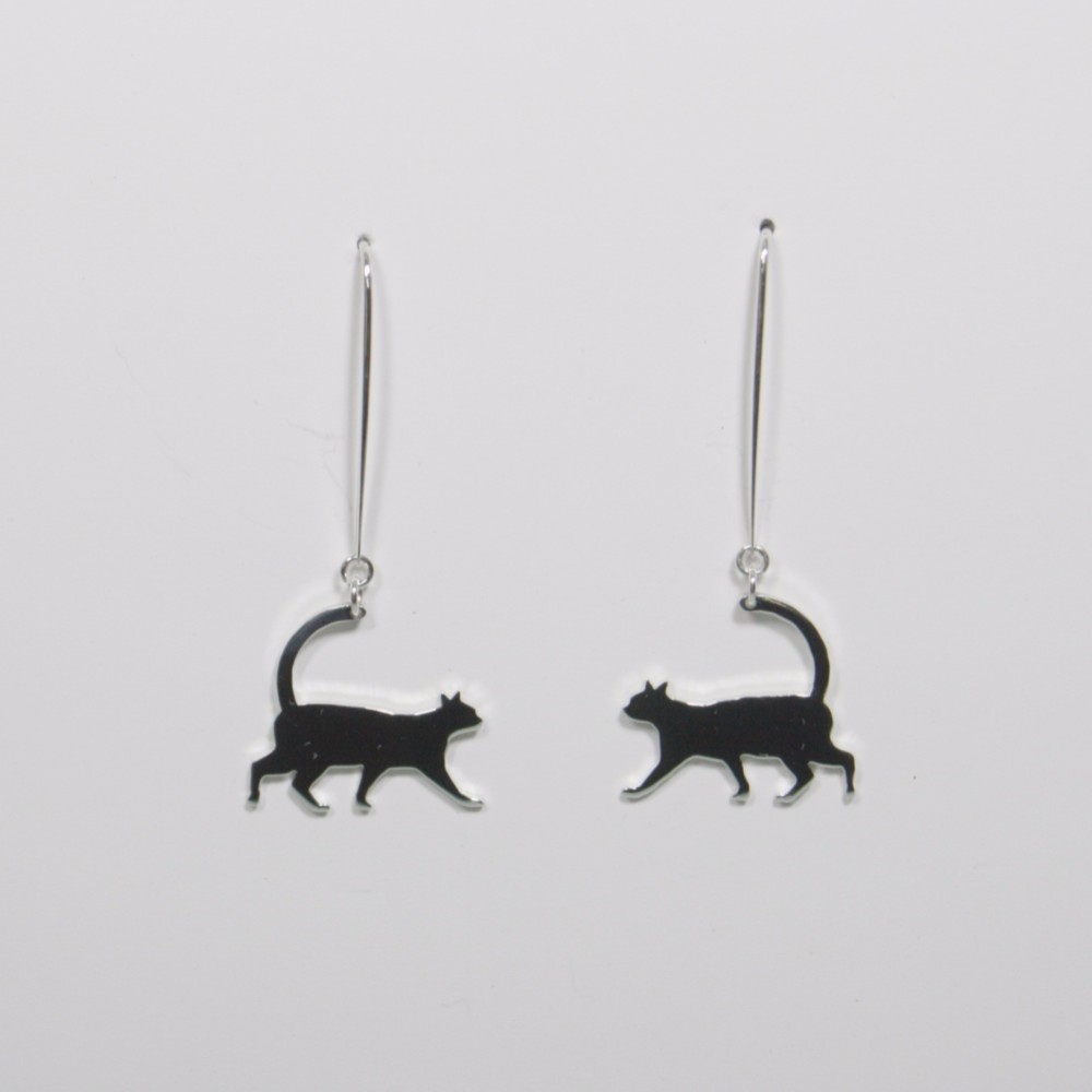 Cat-1 Pierce Silver  [Oder Production]ネコ　ピアス　シルバー