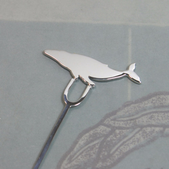 Whale-1-BookMark-Heart Humpback Whale　[Oder Production 7days 3枚目の画像