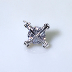 The Cross Division Pendant Silver CubicZirconia 3枚目の画像