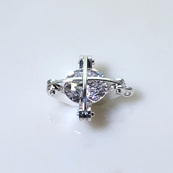 The Cross Division Pendant Silver CubicZirconia 4枚目の画像