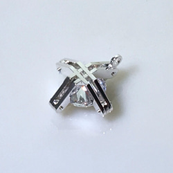 The Cross Division Pendant Silver CubicZirconia 5枚目の画像