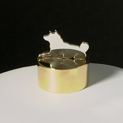 Paper Weight Dog-27 SV+Brass Shiba  [Oder Production] 2枚目の画像