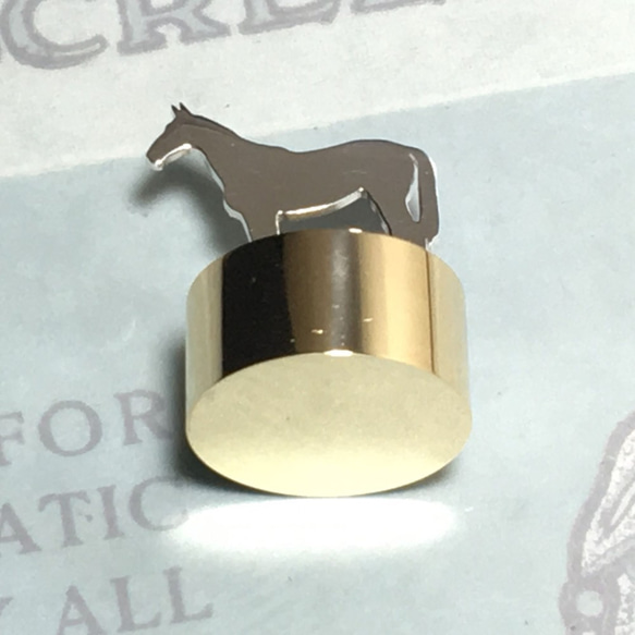 Paper Weight Horse SV+Brass  [Oder Production] ＜受注制作＞ 2枚目の画像