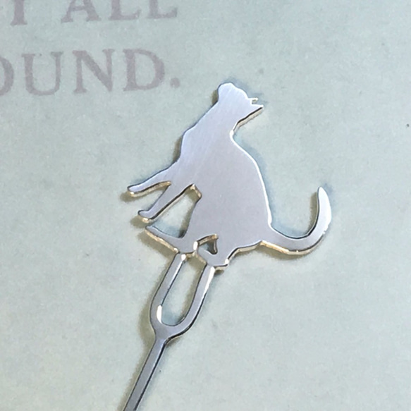 Cat-11 BookMark Cat Silver [Oder Production 7days]シルバーブックマーク 4枚目の画像