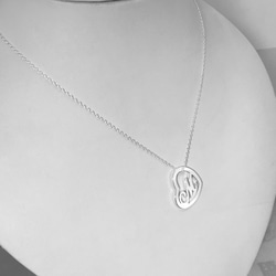 Open Heart Initial Pendant [OrderProdact] オープンハートイニシャルペンダント 3枚目の画像