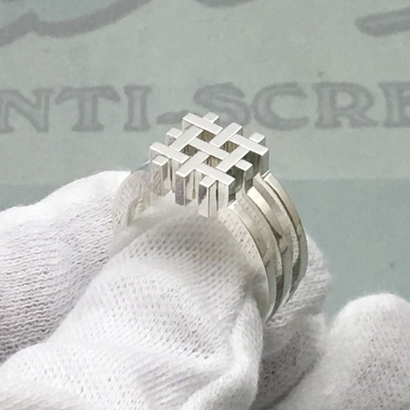 HIDAKUMIKO Puzzle Ring Silver <order puroduction 7days> 1枚目の画像