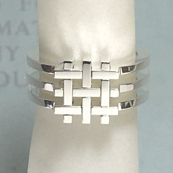 HIDAKUMIKO Puzzle Ring Silver <order puroduction 7days> 2枚目の画像