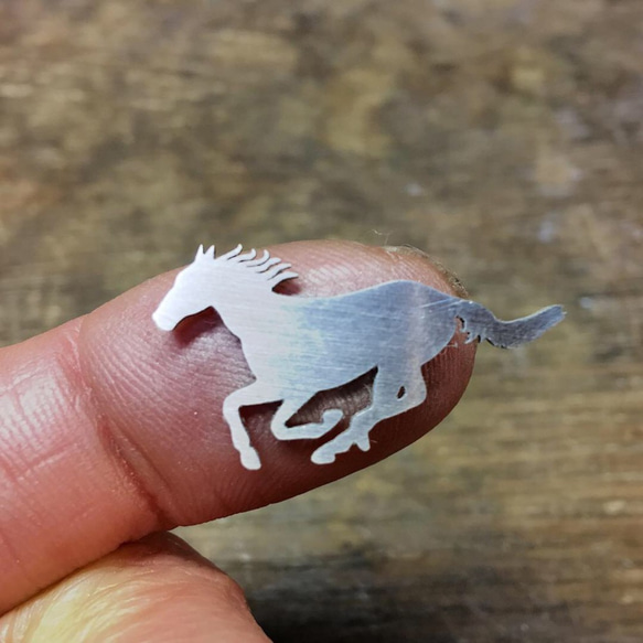 Horse-1 Mini PaperWeight Silver+Brass <order production 7day 5枚目の画像