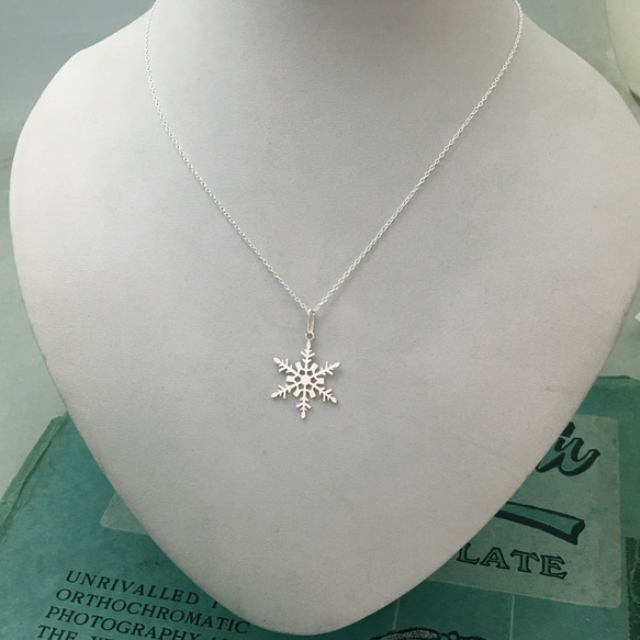 SNOW　Silver Pendant <order production>雪の結晶 ペンダント 2枚目の画像