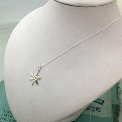 SNOW　Silver Pendant <order production>雪の結晶 ペンダント 4枚目の画像