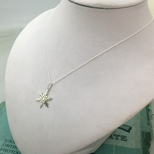SNOW Silver Pendant <order production>雪の結晶 ペンダント