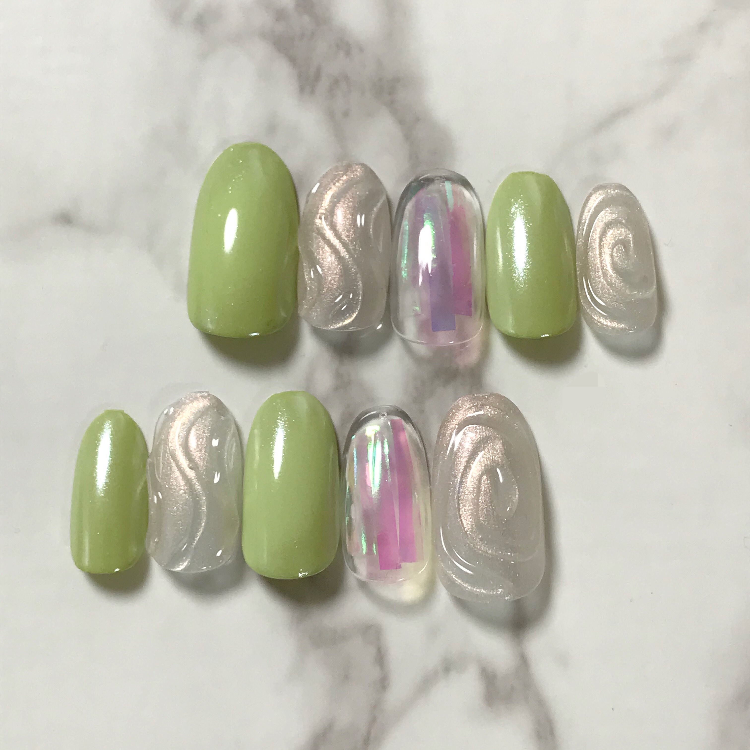 ネイルチップ・付け爪 mint ミントネイル ネイルチップ（つけ爪） R＊ 通販 8838911｜Creema(クリーマ)