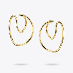 gold circle ear cuff 2枚目の画像