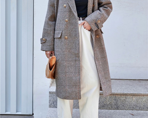 ❤︎さおりん様INÉD ダブルブレストコート カシミヤウール イタリア製