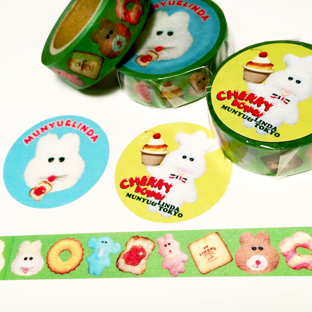 新品未開封★ むにゅ　マスキングテープ　3本セット 新品未開封 むにゅ マスキングテープ 3本セット 2025年最新】むにゅ