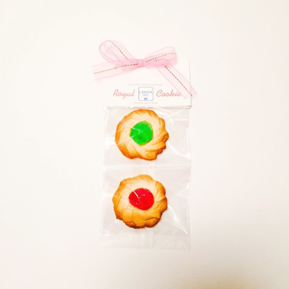 Royal  “L” Cookie / レトロ クッキーのブローチ 5枚目の画像